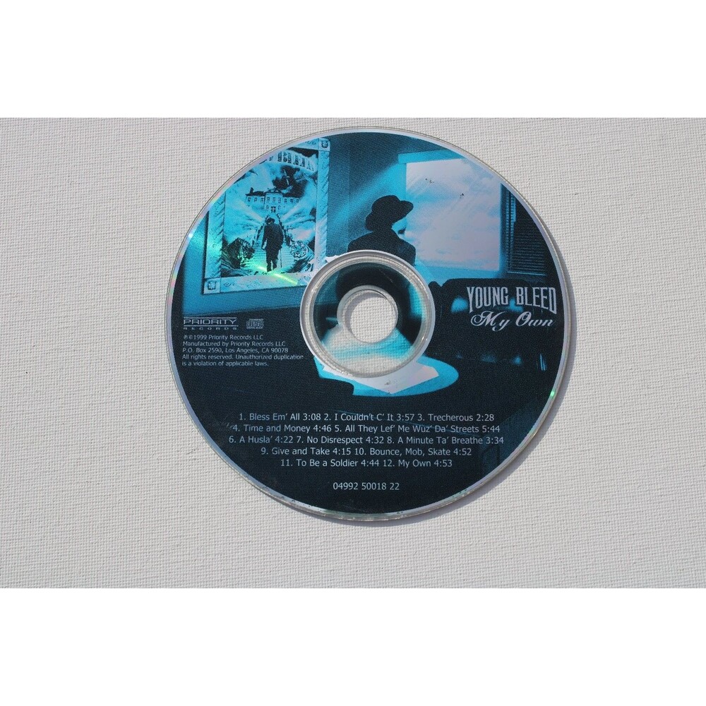 Young Bleed - My Own CD 1999 Priority Records Southern Hip Hop